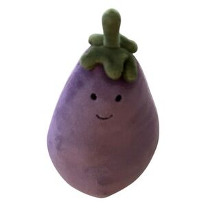 7" Jellycat Vivacious Vegetables EggPlant Aubergine Food Plush